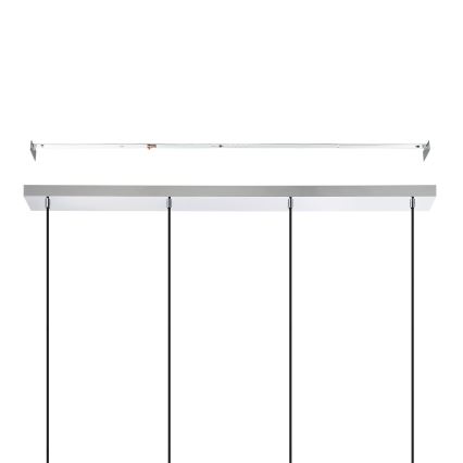 Eglo - Żyrandol na lince 4xE27/40W/230V chrom błyszczący