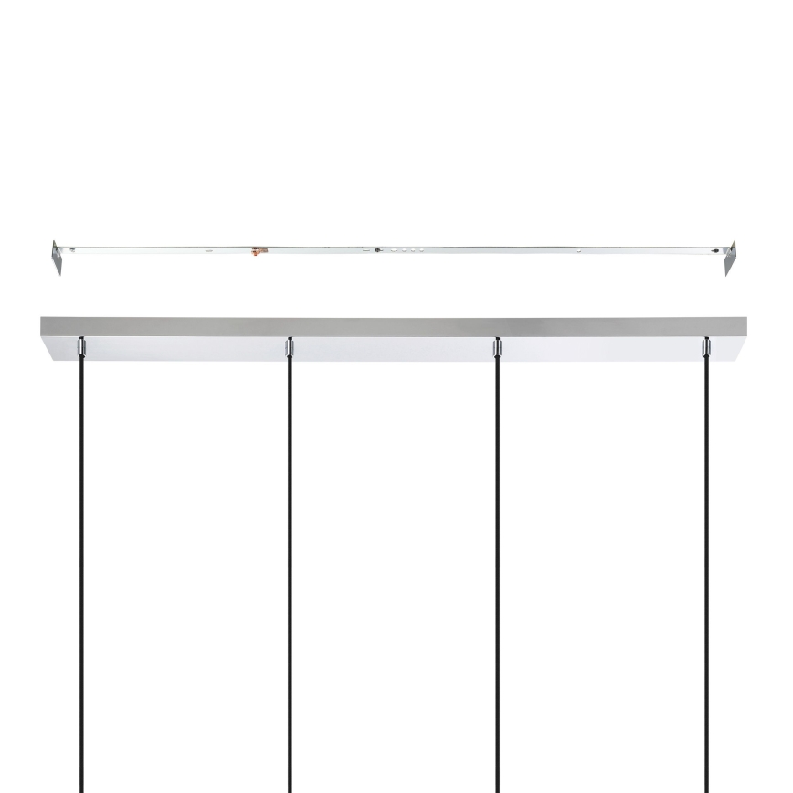 Eglo - Żyrandol na lince 4xE27/40W/230V chrom błyszczący