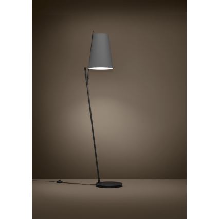 Eglo - Lampa podłogowa 1xE27/40W/230V szara