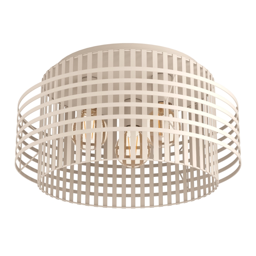 Eglo - Lampa sufitowa 3xE27/40W/230V kremowa