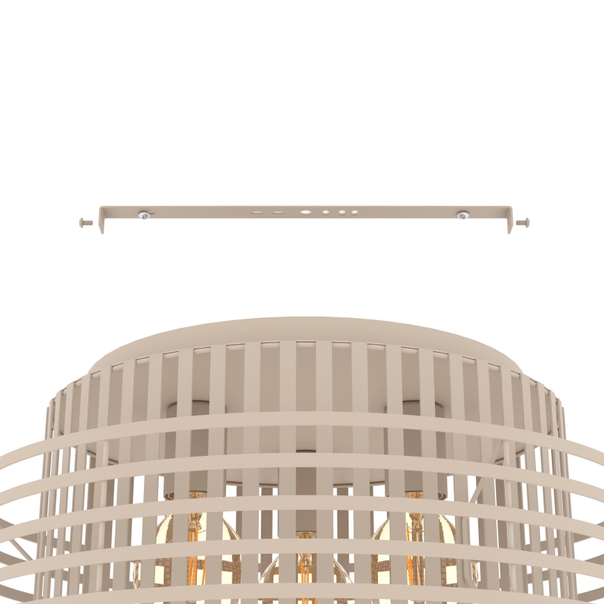 Eglo - Lampa sufitowa 3xE27/40W/230V kremowa
