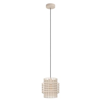 Eglo - Żyrandol na lince 1xE27/40W/230V śr. 21 cm kremowy