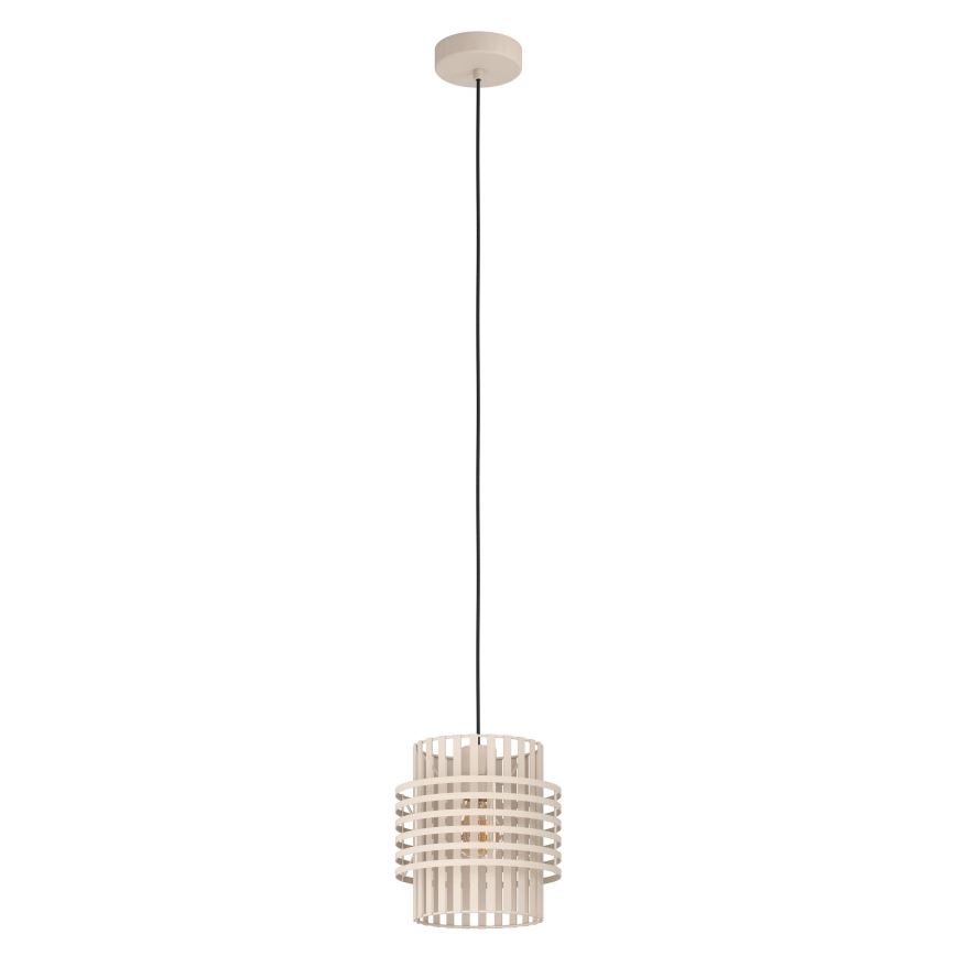 Eglo - Żyrandol na lince 1xE27/40W/230V śr. 21 cm kremowy