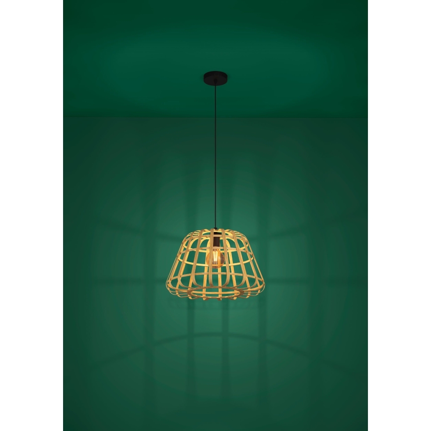 Eglo - Żyrandol na lince 1xE27/40W/230V śr. 50 cm bambus