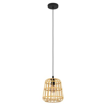 Eglo - Żyrandol na lince 1xE27/40W/230V śr. 24 cm bambus