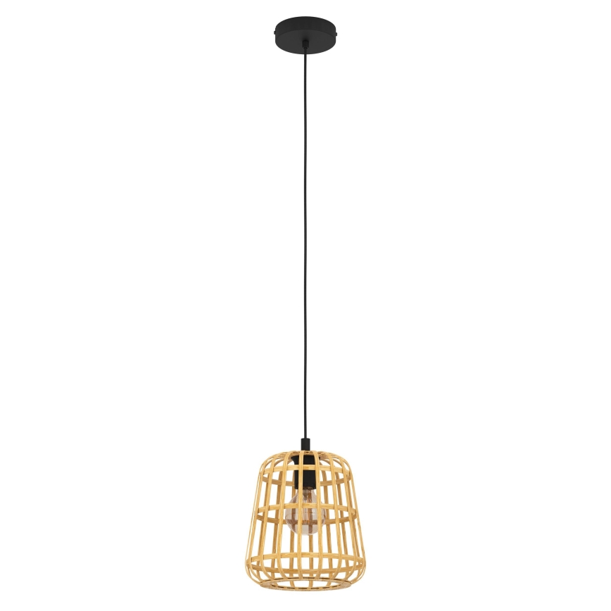 Eglo - Żyrandol na lince 1xE27/40W/230V śr. 24 cm bambus
