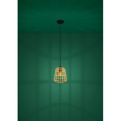 Eglo - Żyrandol na lince 1xE27/40W/230V śr. 24 cm bambus