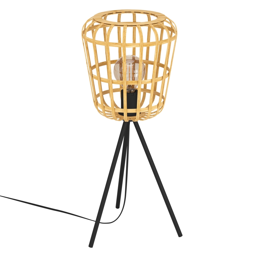 Eglo - Lampa stołowa 1xE27/40W/230V bambus