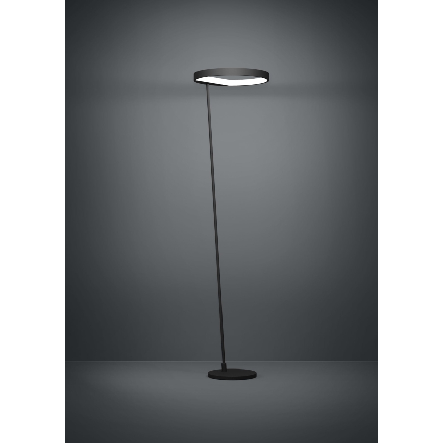 Eglo - LED Lampa podłogowa ściemnialna LED/23W/230V 3000K czarny