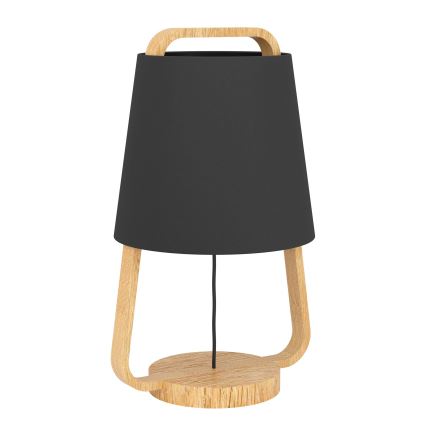 Eglo - Lampa stołowa 1xE27/40W/230V czarna