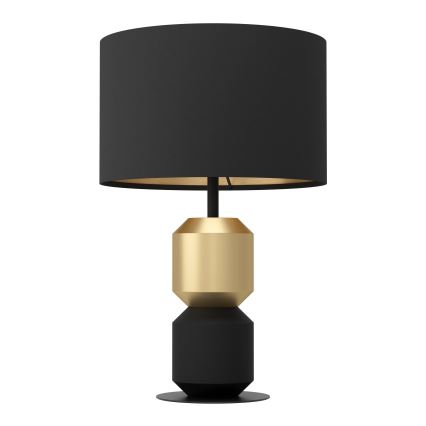Eglo - Lampa stołowa 1xE27/40W/230V czarny/złoty
