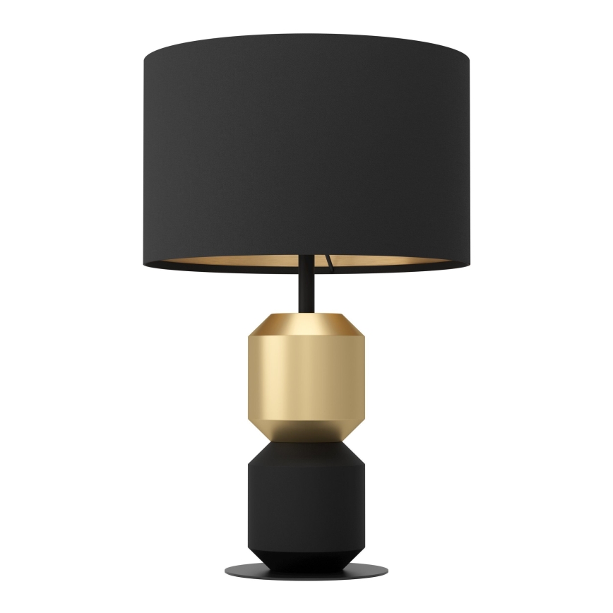 Eglo - Lampa stołowa 1xE27/40W/230V czarny/złoty