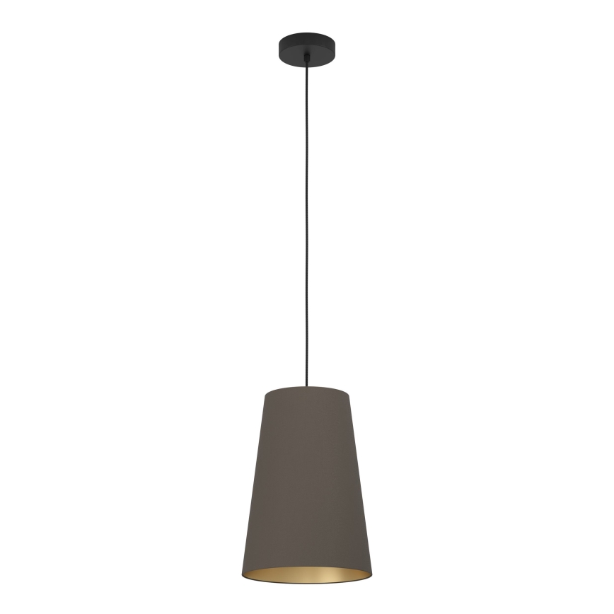 Eglo - Żyrandol na lince 1xE27/40W/230V brązowy