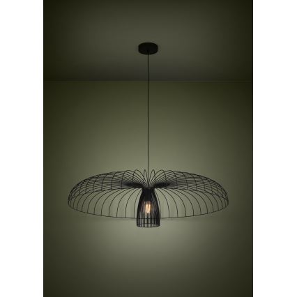 Eglo - Żyrandol na lince 1xE27/60W/230V śr. 98,5 cm czarny