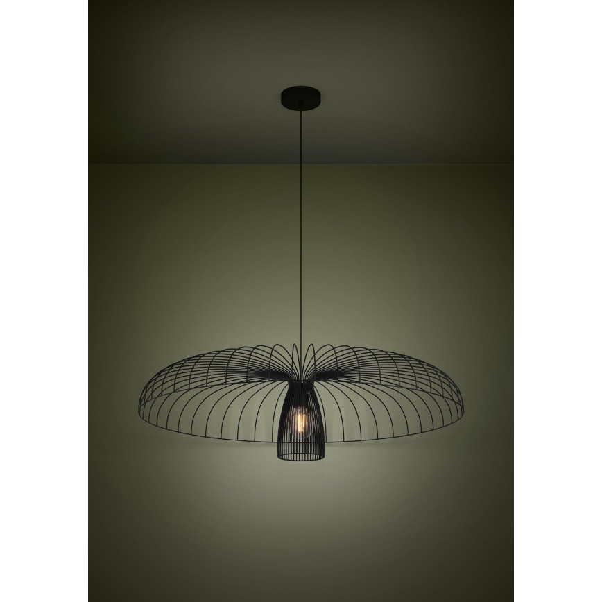 Eglo - Żyrandol na lince 1xE27/60W/230V śr. 98,5 cm czarny