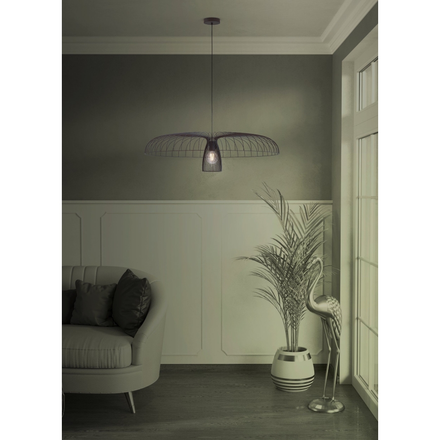 Eglo - Żyrandol na lince 1xE27/60W/230V śr. 98,5 cm czarny