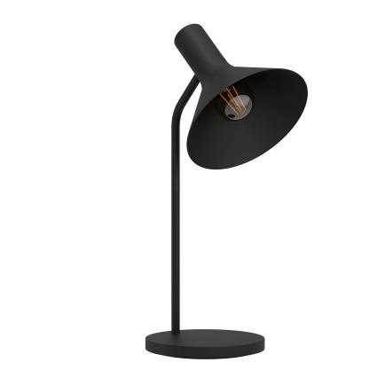 Eglo - Lampa stołowa 1xE27/28W/230V czarny