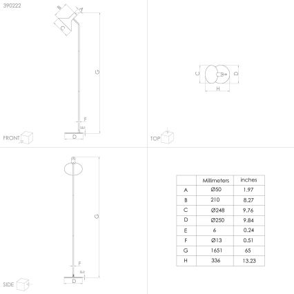 Eglo - Lampa podłogowa 1xE27/28W/230V czarny