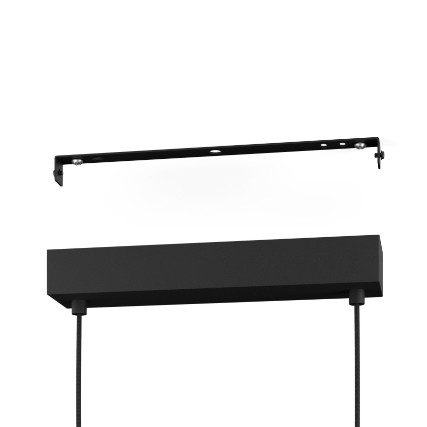Eglo - LED Żyrandol ściemnialny na lince LED/28,8W/230V 3000K czarny/brązowy