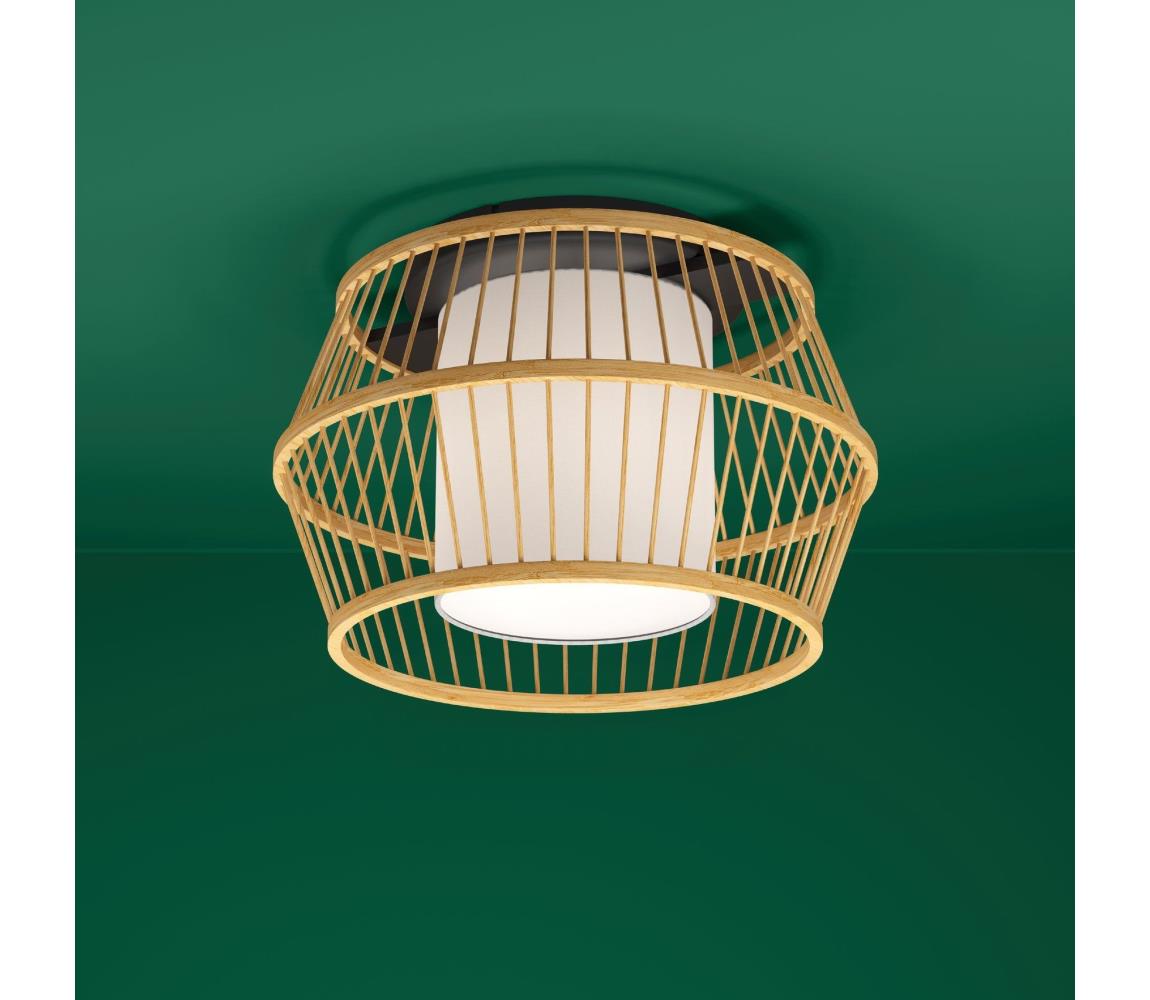 Eglo 390232 - Plafon MONTERROSO 1xE27/40W/230V bambus