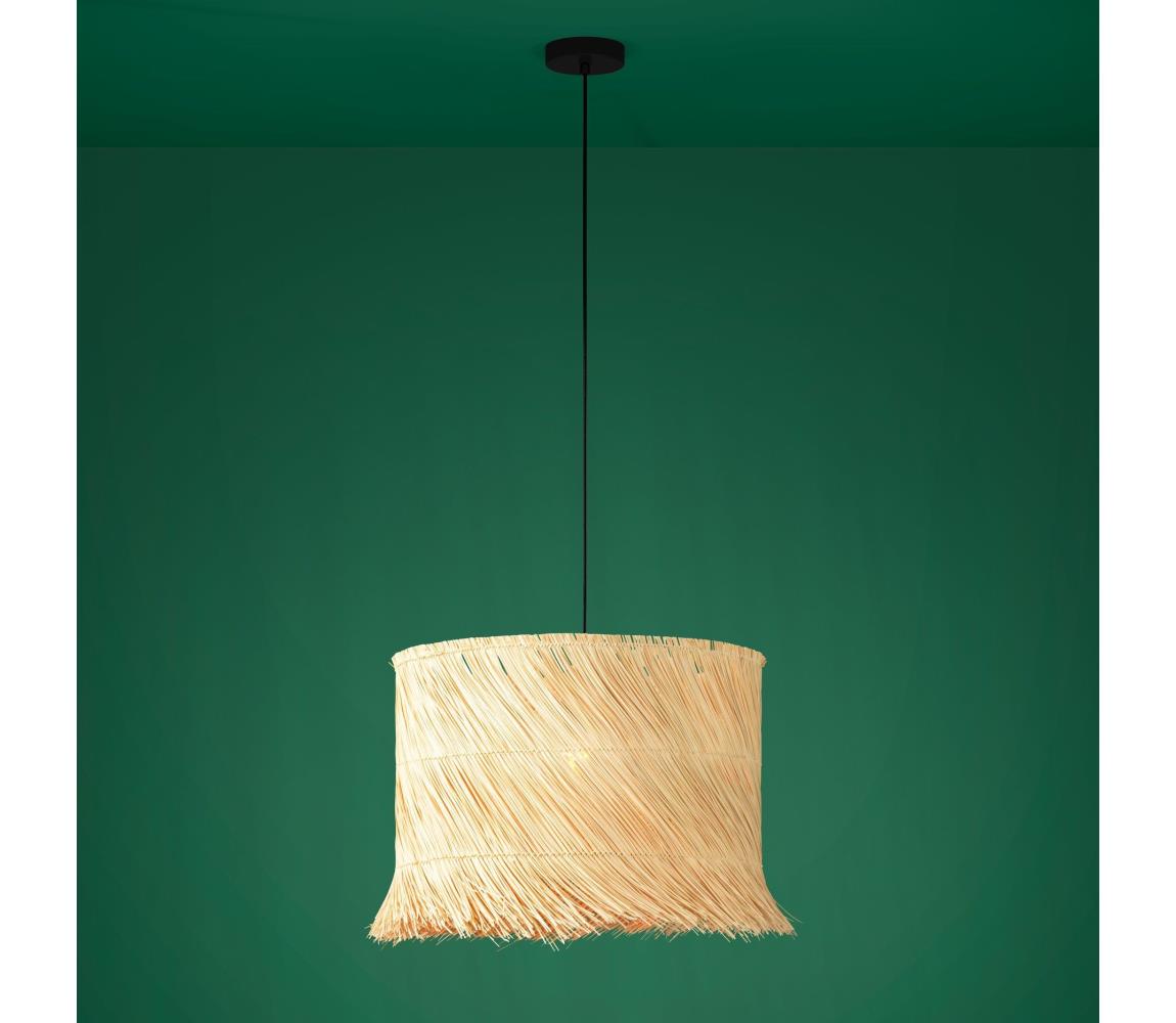 Eglo 390238 - Żyrandol na lince PAISANO 1xE27/40W/230V rattan