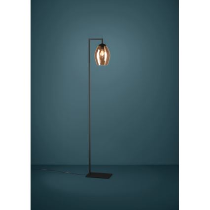 Eglo - Lampa podłogowa 1xE27/40W/230V brązowy