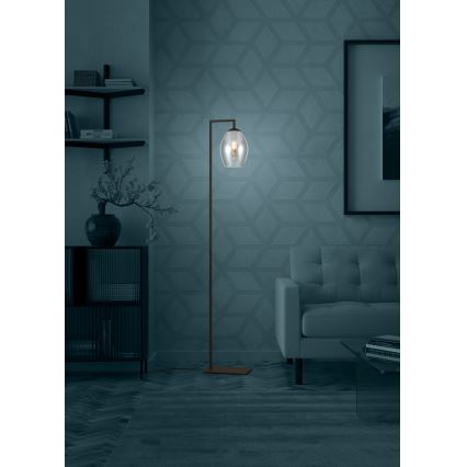 Eglo - Lampa podłogowa 1xE27/40W/230V dymny