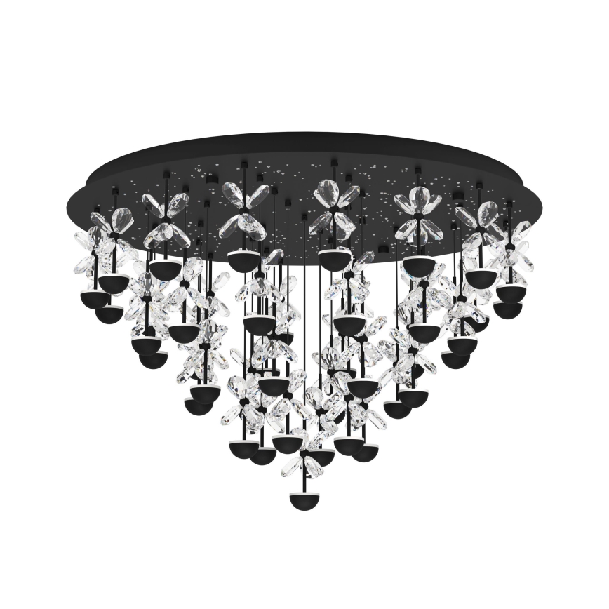 Eglo - LED Plafon ściemnialny LED/77,4W/230V 3000K czarny