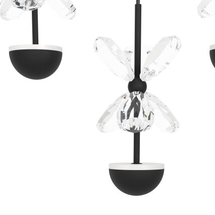 Eglo - LED Plafon ściemnialny LED/77,4W/230V 3000K czarny