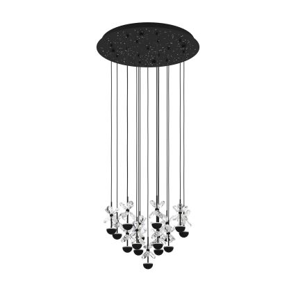 Eglo - LED Żyrandol ściemnialny na lince LED/27W/230V 3000K czarny