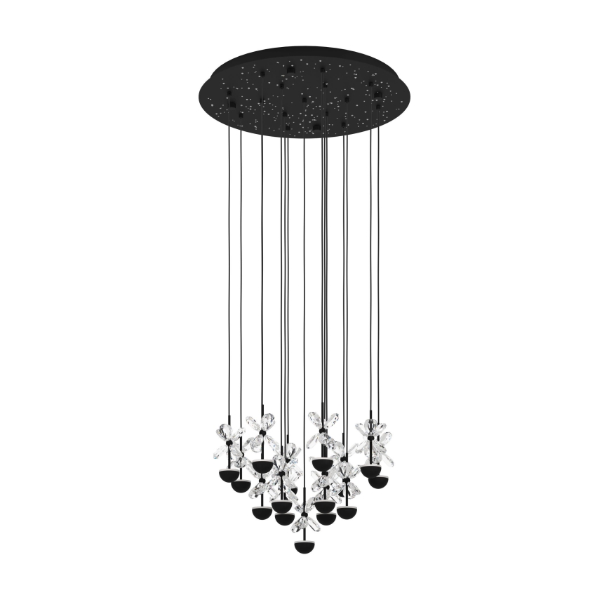 Eglo - LED Żyrandol ściemnialny na lince LED/27W/230V 3000K czarny