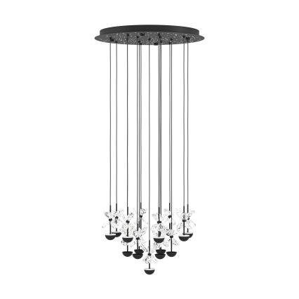 Eglo - LED Żyrandol ściemnialny na lince LED/27W/230V 3000K czarny
