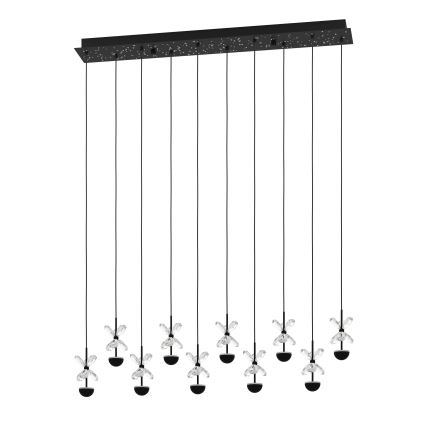 Eglo - LED Żyrandol ściemnialny na lince LED/23W/230V 3000K czarny