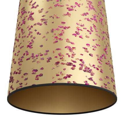 Eglo - Lampa podłogowa 1xE27/25W/230V złoty/różowy