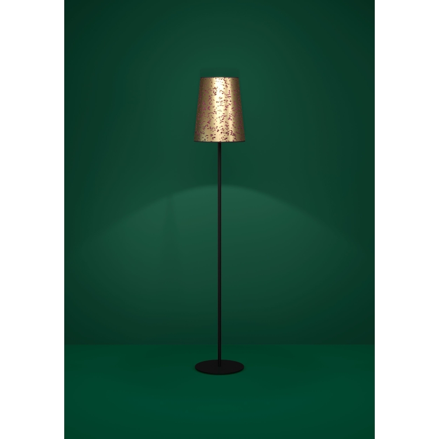 Eglo - Lampa podłogowa 1xE27/25W/230V złoty/różowy