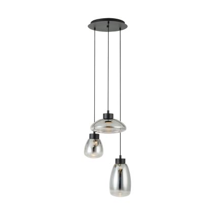Eglo - LED Żyrandol ściemnialny na lince 3xLED/5,4W/230V 2700K dymny