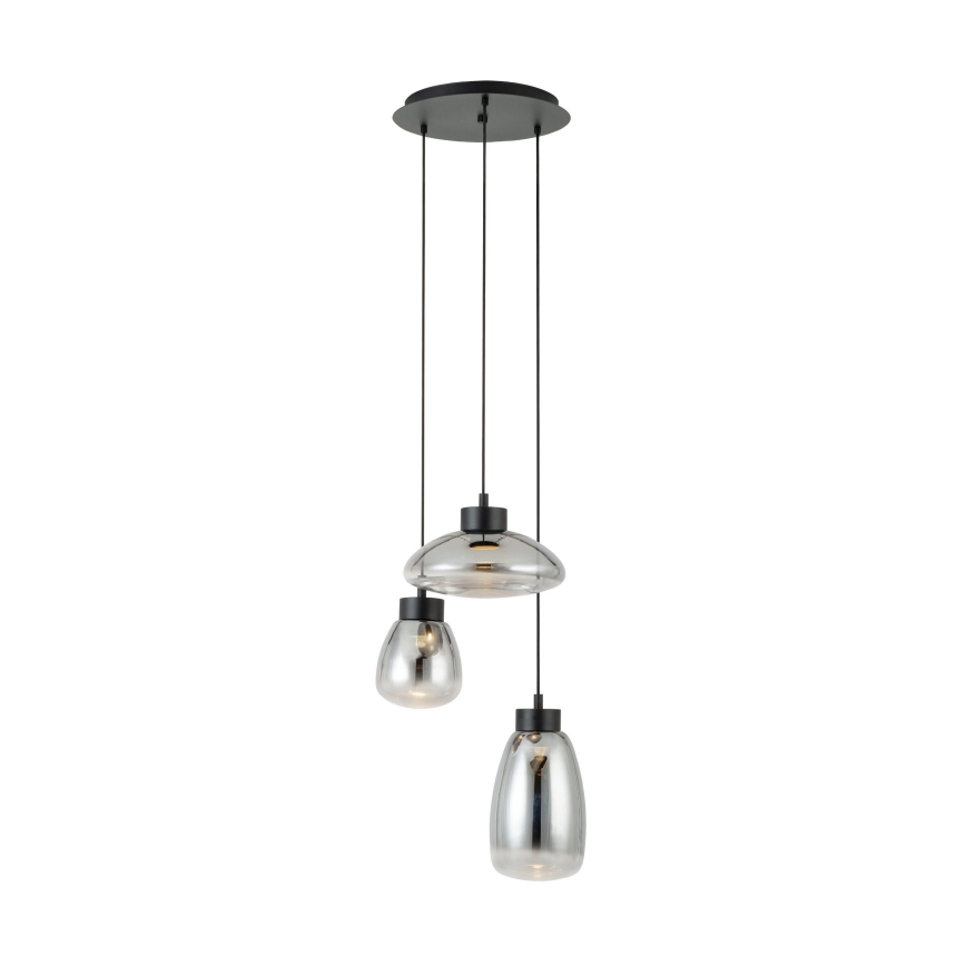 Eglo - LED Żyrandol ściemnialny na lince 3xLED/5,4W/230V 2700K dymny