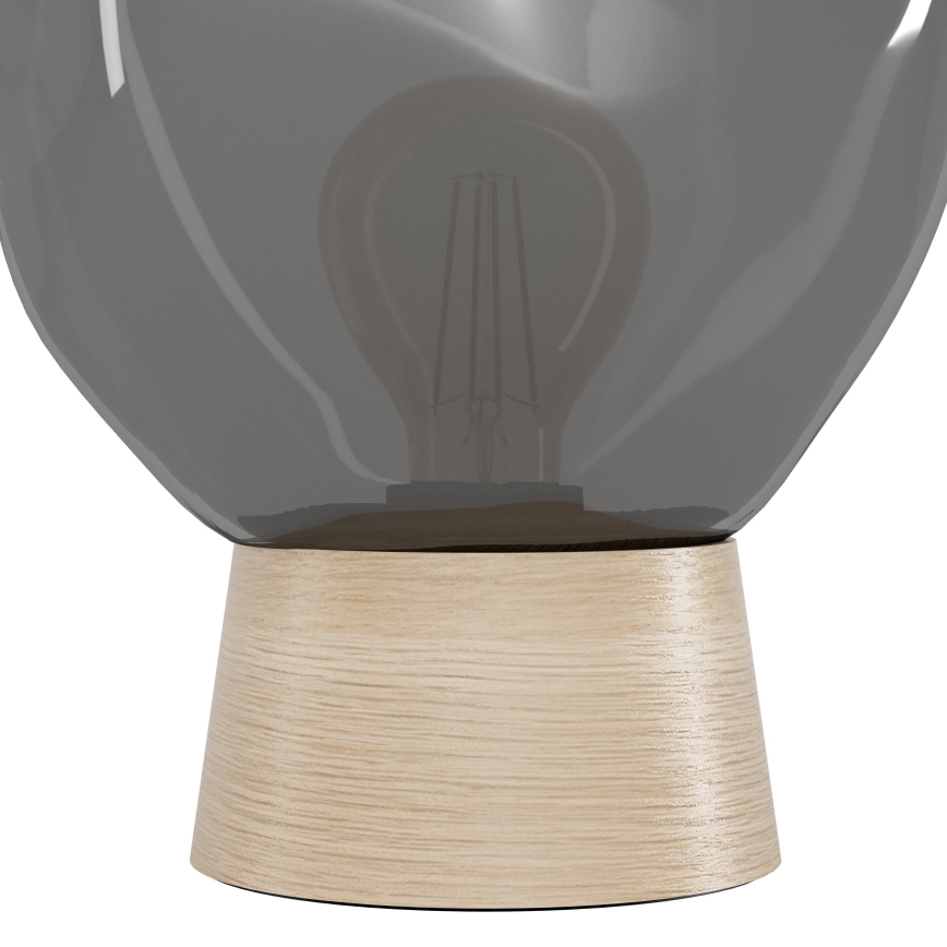 Eglo - Lampa stołowa 1xE27/40W/230V dymny