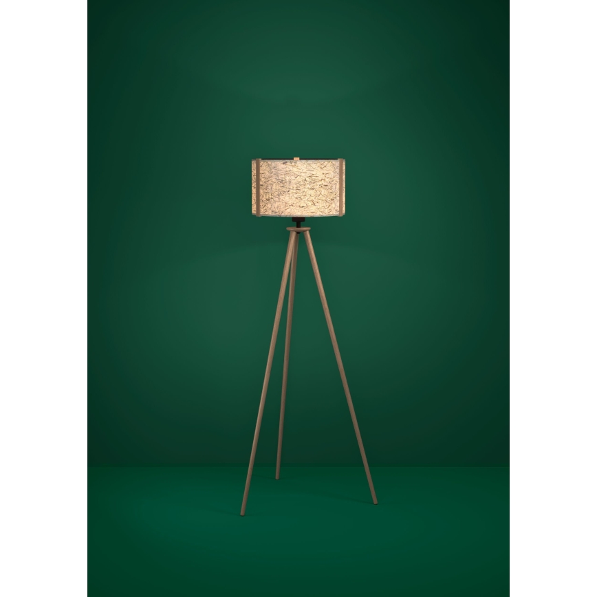 Eglo - Lampa podłogowa 1xE27/25W/230V beżowy