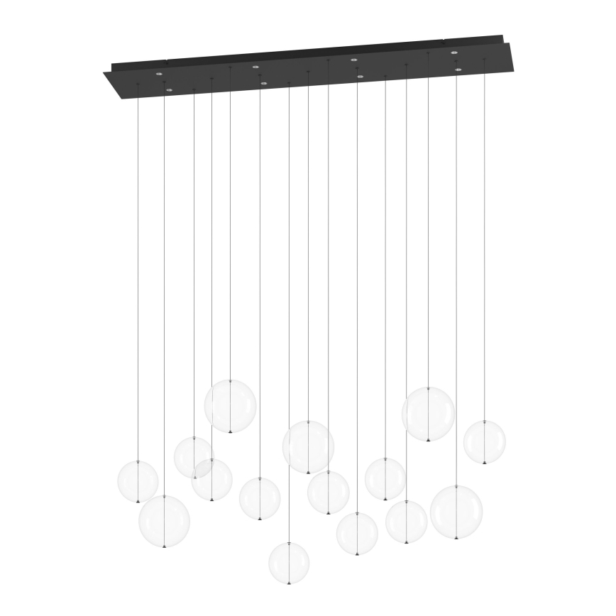 Eglo - LED Żyrandol ściemnialny na lince 8xLED/4,2W/230V 3000K przezroczysty