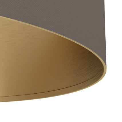 Eglo - Lampa podłogowa 1xE27/40W/230V brązowa/złota