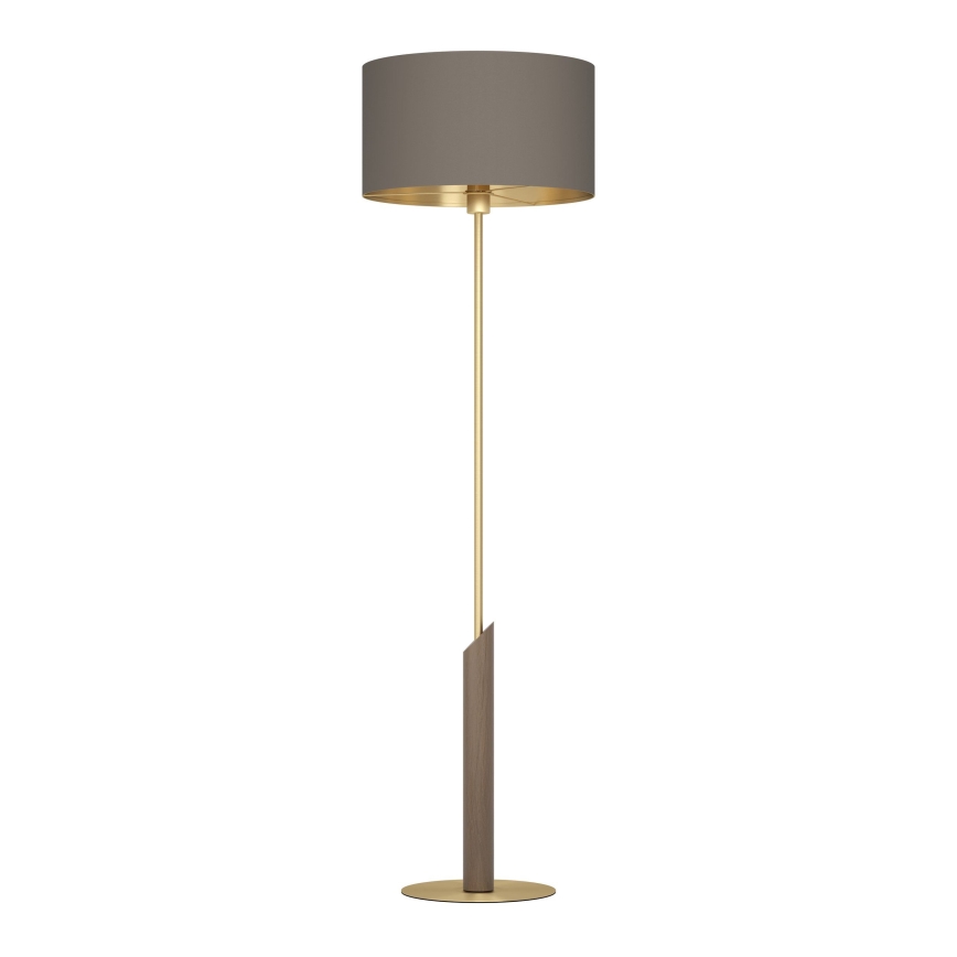 Eglo - Lampa podłogowa 1xE27/40W/230V brązowa/złota