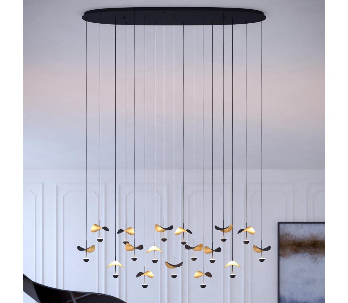 Eglo 390343 - LED Żyrandol ściemnialny na lince DRACERA 17xLED/2,3W/230V 3000K