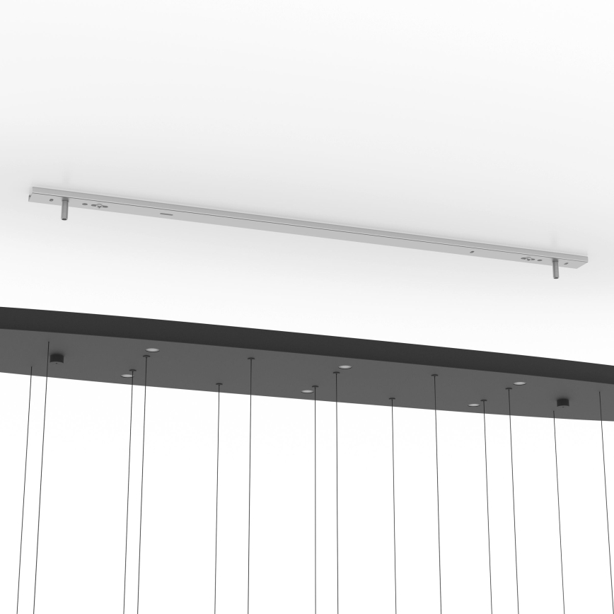 Eglo - LED Żyrandol ściemnialny na lince 8xLED/4,2W/230V 3000K przezroczysty