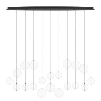 Eglo - LED Żyrandol ściemnialny na lince 8xLED/4,2W/230V 3000K przezroczysty