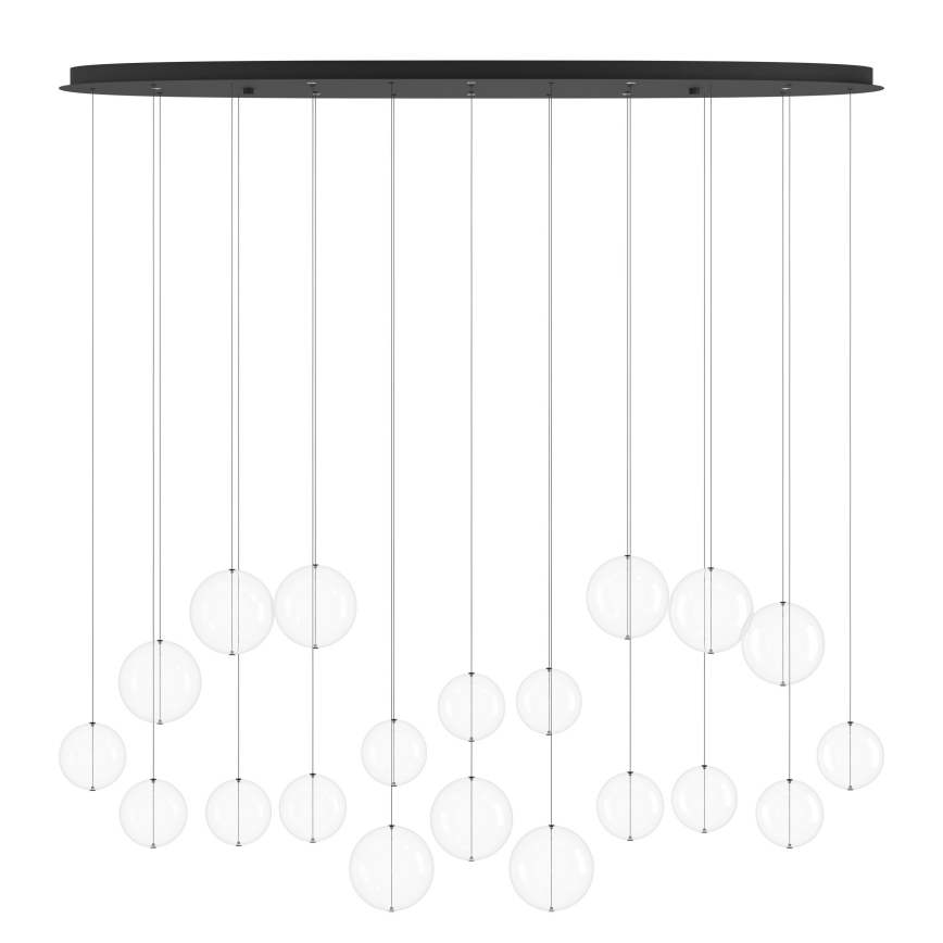 Eglo - LED Żyrandol ściemnialny na lince 8xLED/4,2W/230V 3000K przezroczysty