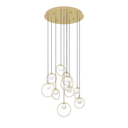 Eglo - LED Żyrandol ściemnialny na lince 10xLED/3W/230V 3000K śr. 58 cm złoty