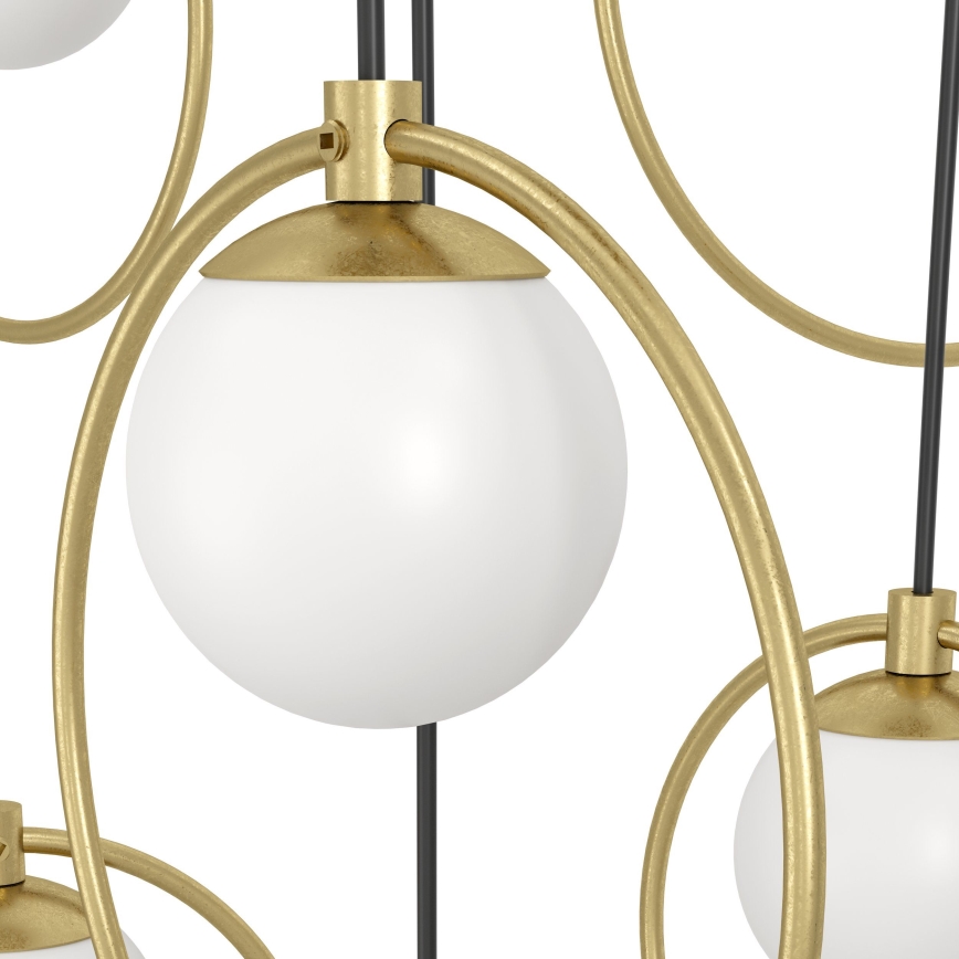 Eglo - LED Żyrandol ściemnialny na lince 10xLED/3W/230V 3000K śr. 58 cm złoty
