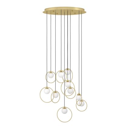 Eglo - LED Żyrandol ściemnialny na lince 10xLED/3W/230V 3000K śr. 58 cm złoty