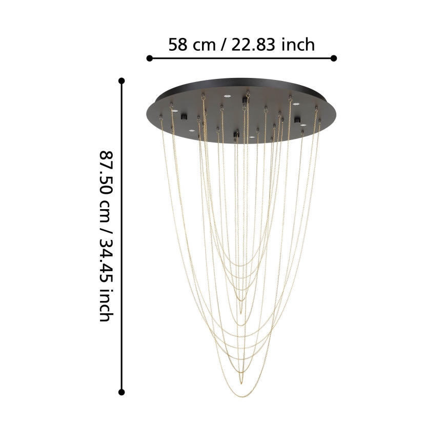 Eglo - LED Plafon ściemnialny 6xLED/4,2W/230V 3000K